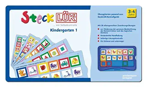 LÜK-Kasten LÜK Steck: Kindergarten 1: Alter 3 – 4 (blau)