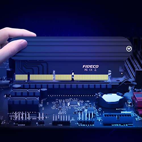 M-2-PCIe-Adapter FIDECO PCI-E X16 auf M.2 NVME Adapter