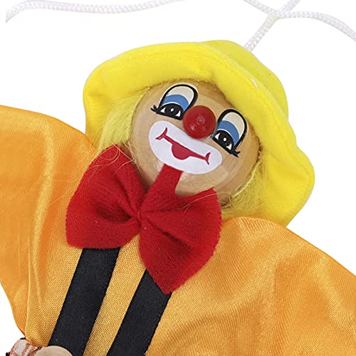 Marionette FakeFace Clown Puppe Pull String Spielzeug Clown