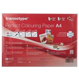 Marker-Papier transotype Perfect Colouring, DIN A4, 50 Blatt