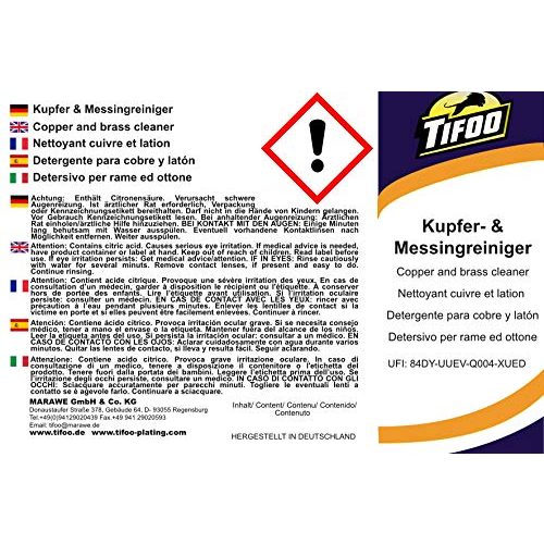Messing-Reiniger Tifoo Kupferreiniger/Messingreiniger 1000 ml
