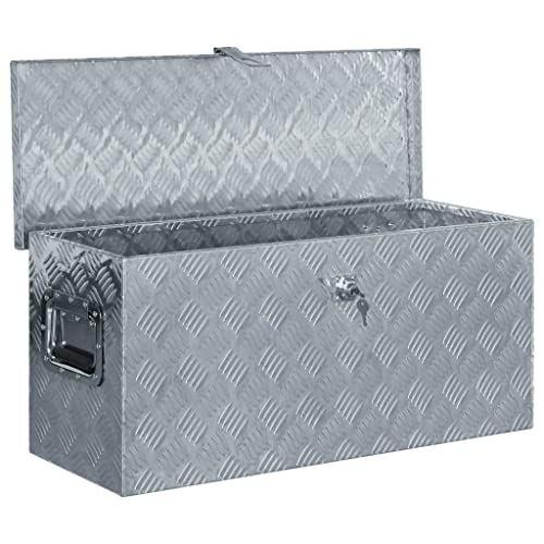 Metallkiste vidaXL Aluminiumkiste 80x30x35cm Alu Box Koffer