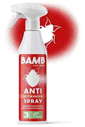 Mittel gegen Bettwanzen bamb, für Matratzen & Wohnung, 500ml