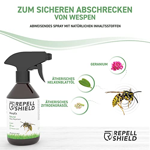 Mittel gegen Wespen RepellShield Veganes Wespenspray 250ml