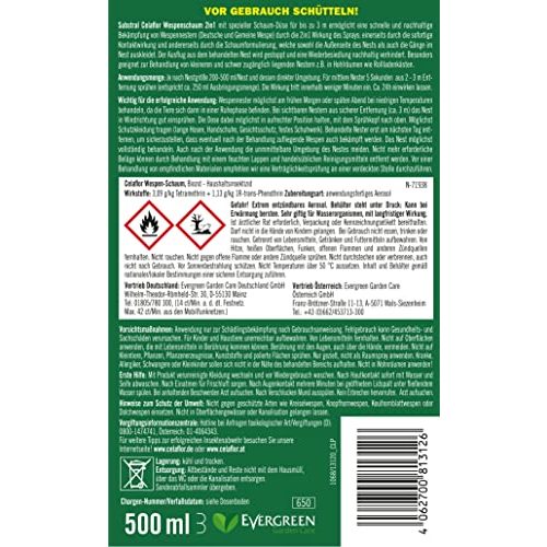Mittel gegen Wespen Substral Celaflor Wespenschaum 2in1, 500ml