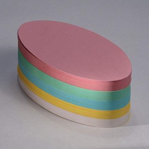 Moderationskarten Office Line “Ovale”, farblich sortiert, 500 Stück