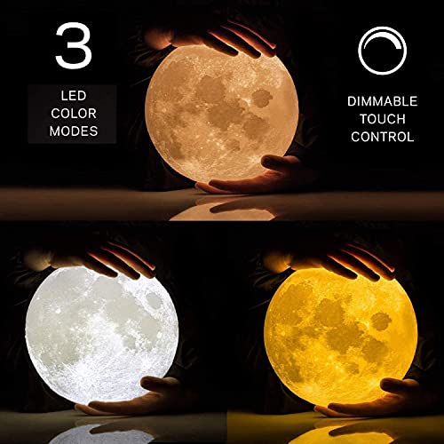 Mond-Lampe ALED LIGHT Mondlampe 3D Nachtlicht Dimmbar