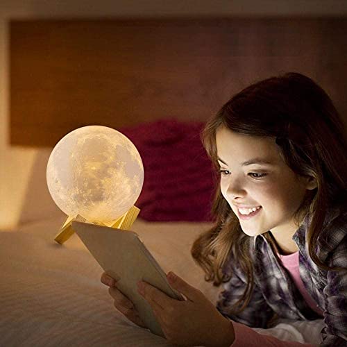 Mond-Lampe ALED LIGHT Mondlampe 3D Nachtlicht Dimmbar