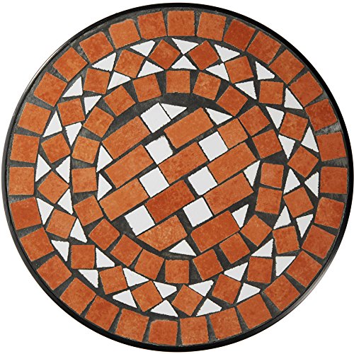Mosaiktisch TecTake 800571 Mosaik Blumenhocker, rund, Ø 30cm