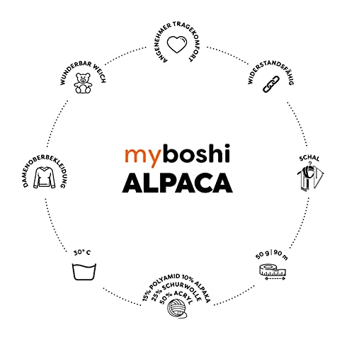 MyBoshi-Wolle myboshi Alpaca-Wolle inkl. Orginal Label