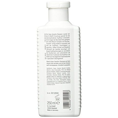 Neurodermitis-Shampoo Alpecin Hypo-Sensitiv Shampoo, 250 ml