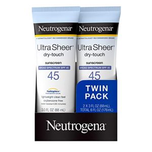 Neutrogena-Sonnencreme Neutrogena Ultra-Sheer SPF 45, Twin