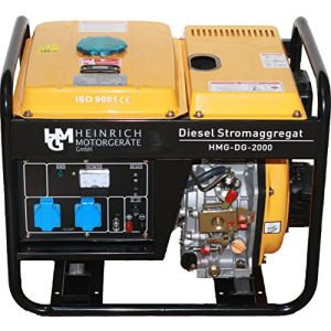 Emergency generator Diesel Heinrich Motorgeräte HMG-DG-2000