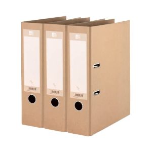 Oxford A4 folders 8 cm wide good for the environment beige 3 pcs