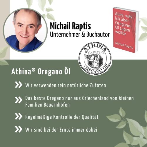 Oregano-Öl-Kapseln Athina ® Oregano Öl Vegan Bio 60 Kapseln