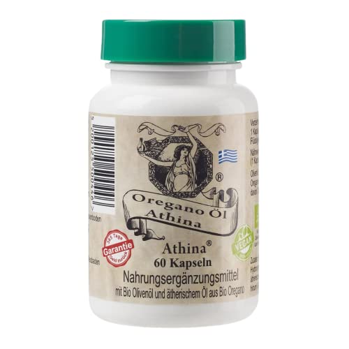Oregano-Öl-Kapseln Athina ® Oregano Öl Vegan Bio 60 Kapseln