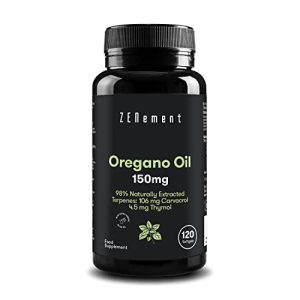 Oregano-Öl-Kapseln Zenement, 150 mg, 120 weiche Kapseln