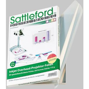 Overheadfolie Sattleford 50 Inkjet-Overhead-Folien, DIN A4