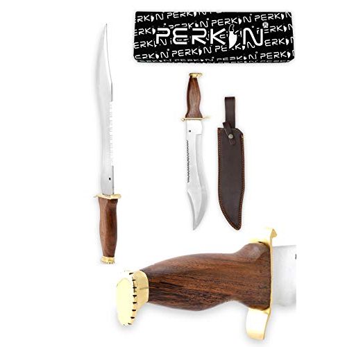 Perkin-Messer Perkin Jagdmesser mit Scheide Bowiemesser