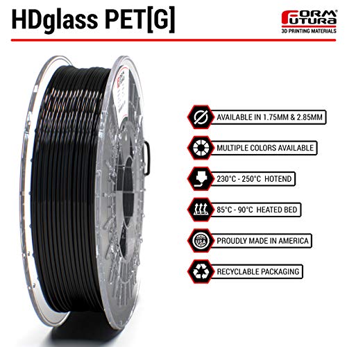 PETG-Filament Formfutura 175HDGLA-CLEAR-0750 3D, PETG, Klar