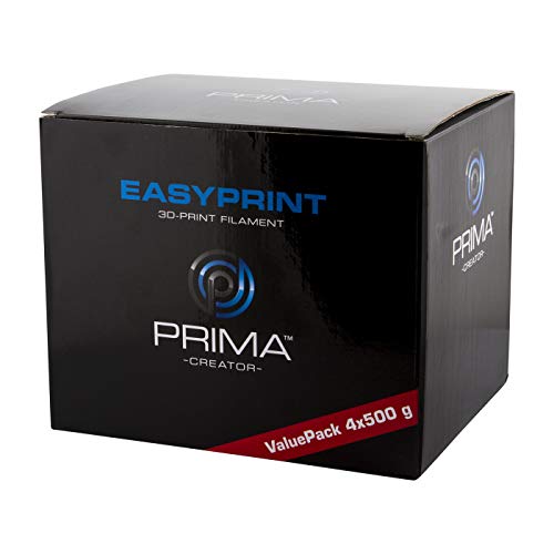 PETG-Filament PrimaCreator EasyPrint 3D, 1.75mm, 4x 500 g