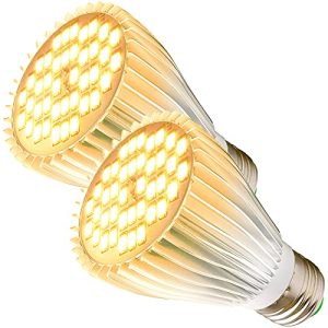 Pflanzenlampe E27 MILYN Led Pflanzenlampe, 2 Pack 40 LEDs
