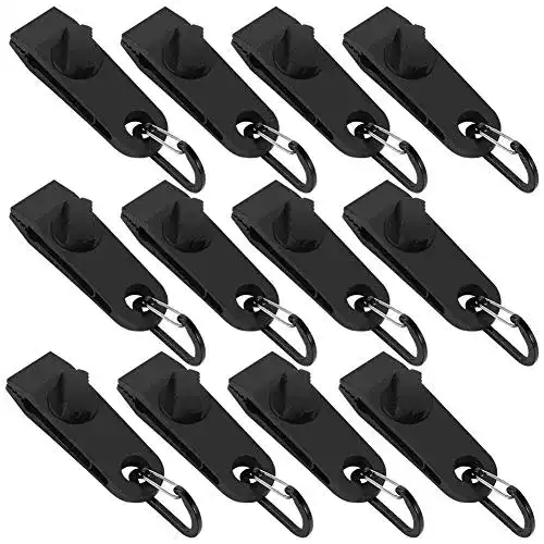 Planenclips Phoetya Große Plane Clips Lock, 12 Stück D-Form