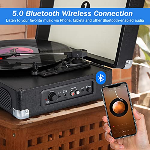 Plattenspieler Bluetooth 1 BY ONE 33/45/78 U/min Vinyl