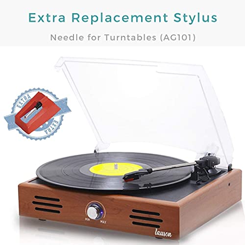 Plattenspieler Holz LAUSON JTF035 Vinyl Player, Retro, USB