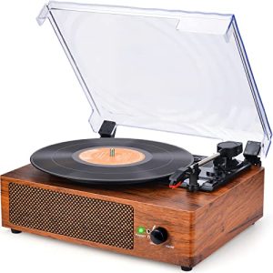Plattenspieler Holz Retrolife Record Player Plattenspieler