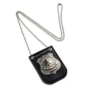 Polizeimarke Dress Up America Dress-Up-America NYPD mit Kette