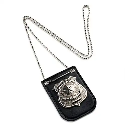 Polizeimarke Dress Up America Dress-Up-America NYPD mit Kette