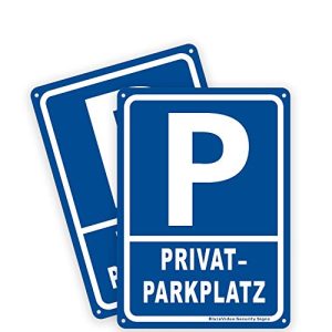 Privatparkplatz-Schild BlazeVideo 2tlg. Privatparkplatz Schilder