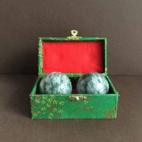 Die beste qi gong kugeln zen man aus jade mit box 45 mm Bestsleller kaufen
