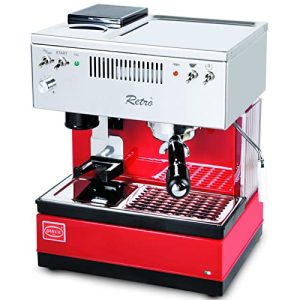 Quick-Mill-Kaffeemaschine Quickmill Modell 0835 Retro, rot