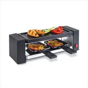 Raclette für 2 Personen Korona 45080 Mini, 2 Pfannen & Spatel