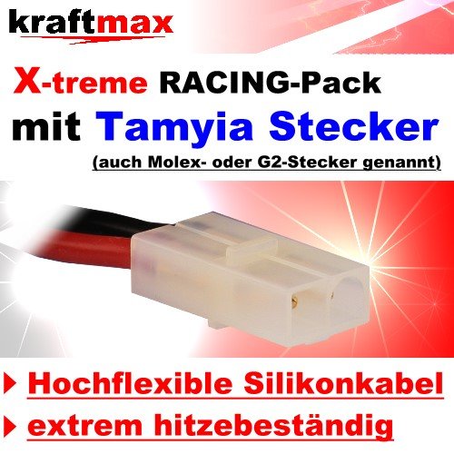 RC-Akku kraftmax Akku Racing-Pack mit Tamiya-Stecker 7,2V