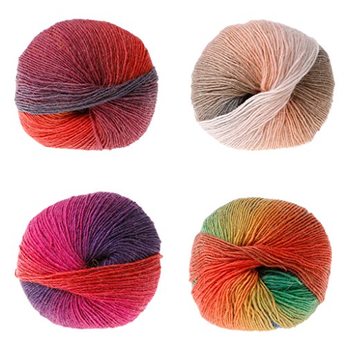 Regenbogen-Wolle Eliky Chunky Yarn Handgewebt 50g
