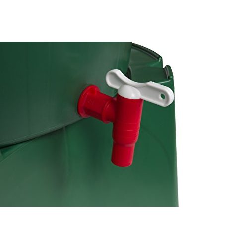 Regentonne (200l) Kreher XL Regentonne aus Kunststoff in Grün