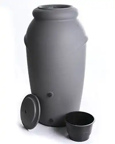 Regentonne (200l) Unbekannt Amphore 210L 3 Farben Wasserhahn
