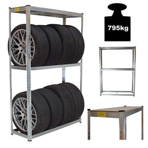 Reifenregal 8 Reifen TRUTZHOLM ® 795 kg, 180x120x40 cm