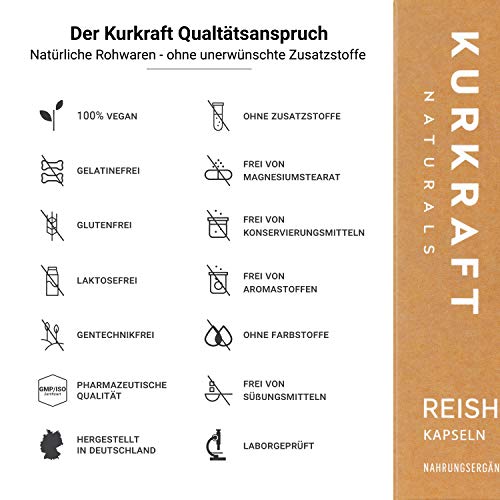 Reishi-Kapseln KURKRAFT ® Reishi Extrakt 120 Kapseln