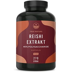 Reishi-Kapseln TRUE NATURE Reishi Pilz Extrakt, 270 Kapseln