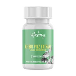 Reishi-Kapseln vitabay Reishi Pilz Extrakt 500 mg, 90 Kapseln
