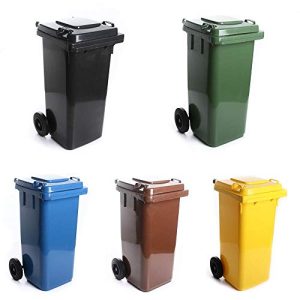 Restmülltonne rg-vertrieb Mülltonne Müllbehälter 120L mit Deckel