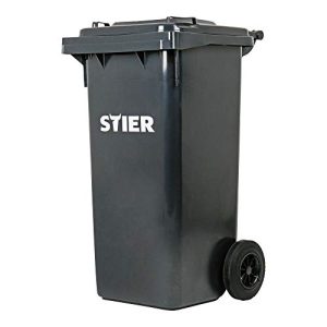Restmülltonne STIER 2-Rad-Müllgroßbehälter, Volumen 120 Liter