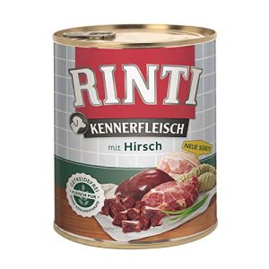 Rinti-Dosenfutter Rinti Kennerfleisch Hirsch 12x 800g