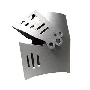 Ritterhelm Bartl silber Pappkarton mit aufklappbaren Visier