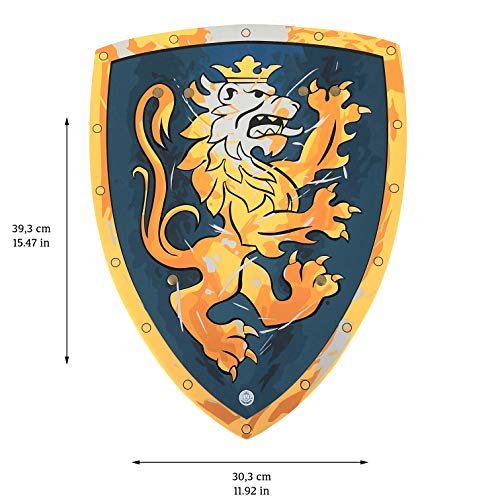 Ritterschild Liontouch 116LT Mittelalter Edler Ritter Schild, Blau