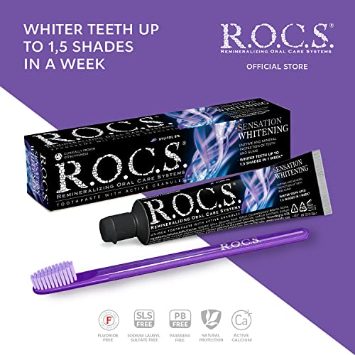 Rocs-Zahnpasta rocs R.O.C.S. Zahncreme Sensation Whitening